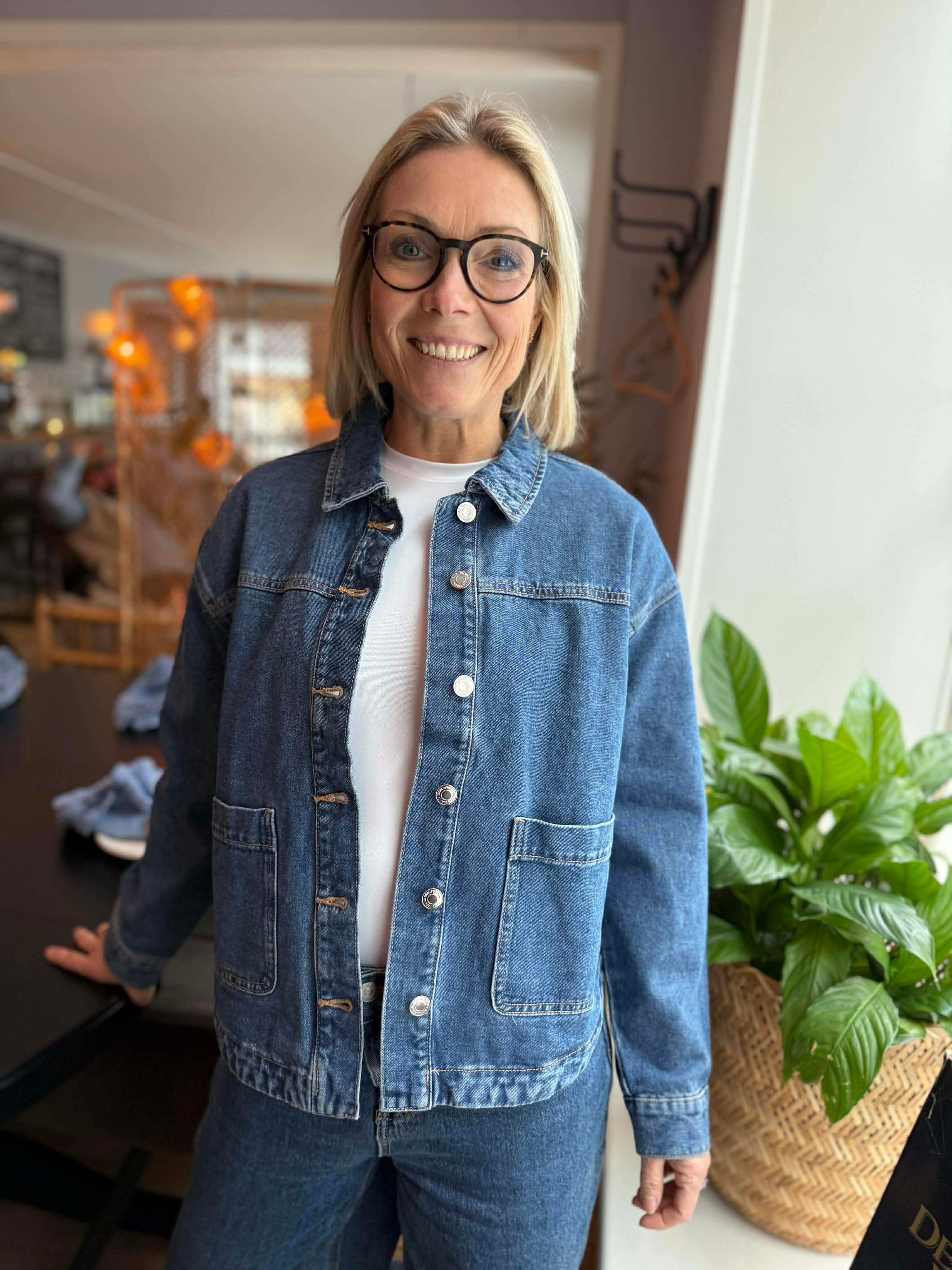 VMJAMIE Denim Jacket - Medium Blue Denim